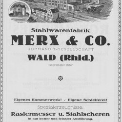Merx &amp; Co Stahlwarenfabrik Solingen-Wald