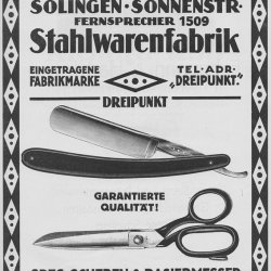 Dreipunkt Solingen, razors & scissors