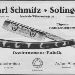 Carl Schmitz Solingen "Caschmiso" razors
