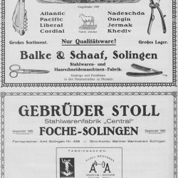 Gebr. Stoll cutlery-production Solingen-Foche
