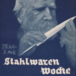 Katalog der Ausstellung "Stahlwarenwoche 1937"